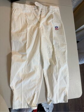 Men pants Antigua White Men's NFL Embroidered Dress Pants
